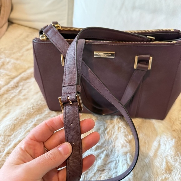 Kate Spade Newbury Lane Loden Medium Saffiano
Leather Satchel Crossbody - Picture 3 of 6